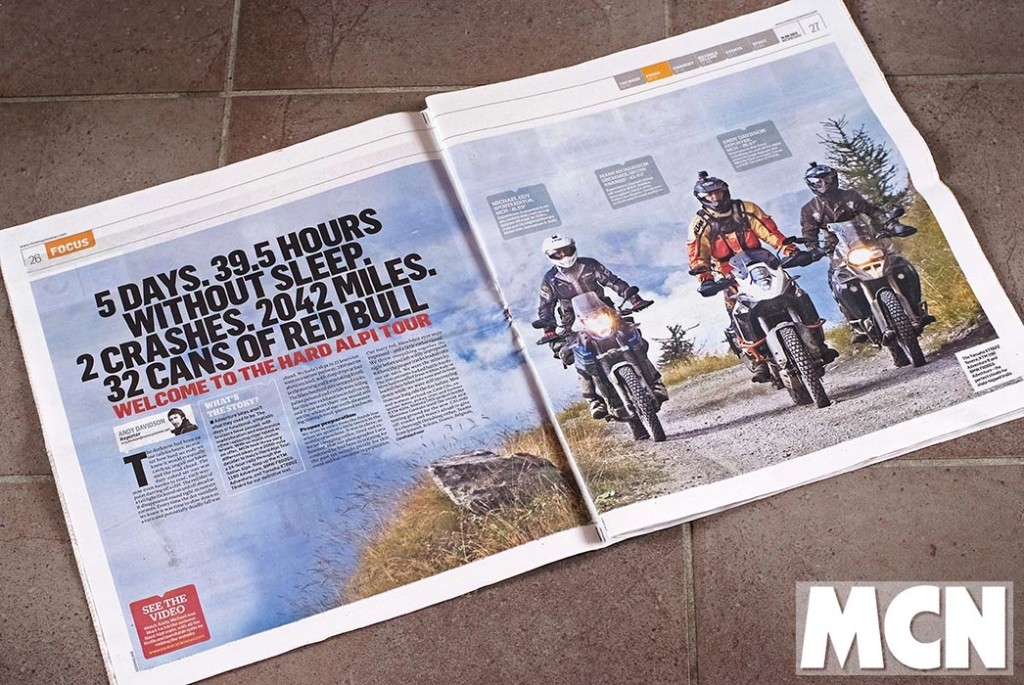 MCN - The Hard Alpi Tour