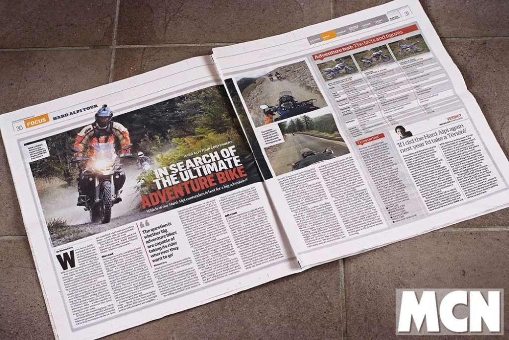 MCN - The Hard Alpi Tour