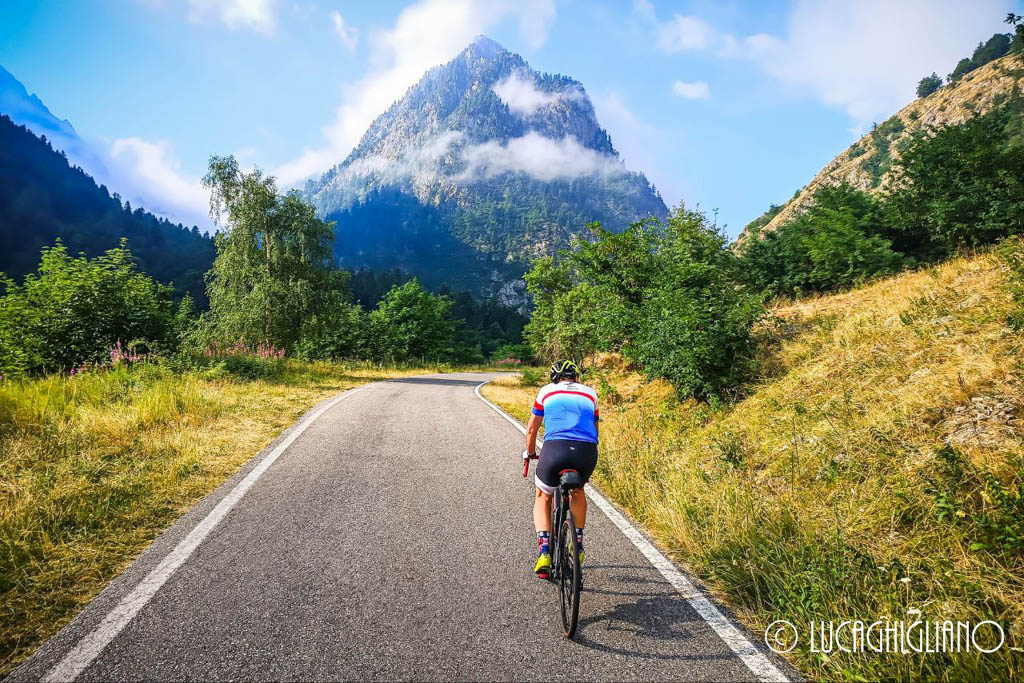 Vinadio Vinadio in bici da corsa: paesaggi pazzeschi salendo al colle della Lombarda