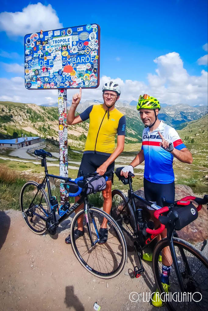 Vinadio Vinadio in bici da corsa: colle della Lombarda raggiunto