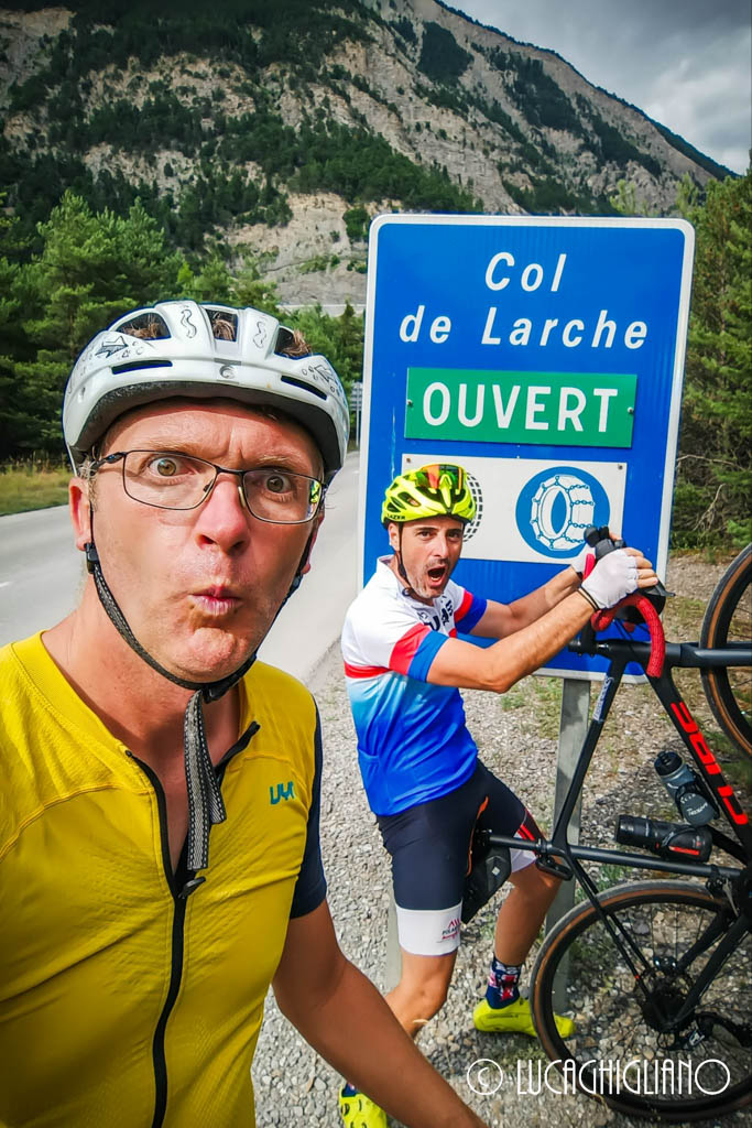 Vinadio Vinadio in bici da corsa: col de Larche ouvert